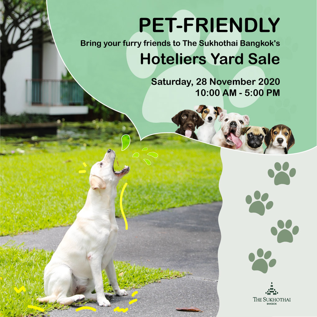 โรงแรมสุโขทัยกรุงเทพ จัดงาน Hoteliers Yard Sale