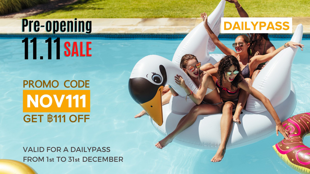 DailyPass แจกโค้ด 11.11 ต้อนรับโรงแรมกลับมาเปิดปลายปีนี้!