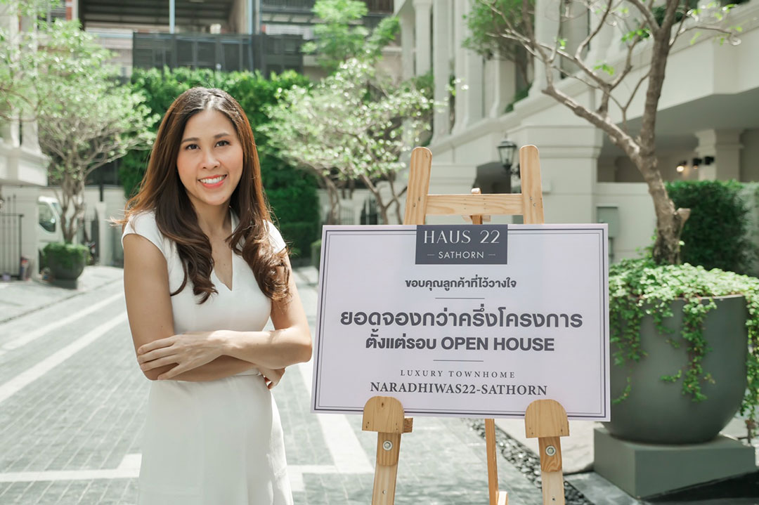 พีซ พลัส พร็อพเพอร์ตี้ ปลื้ม “HAUS 22 Sathorn” ยอดจองกว่า 50% สวนกระแสตลาดอสังหาฯ เตรียมจัด Grand Opening วันที่ 5-15 พ.ย.นี้