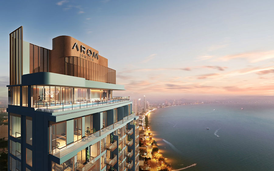 คัลเลอร์ ดีเวลลอปเม้นท์ ปลื้ม! “AROM JOMTIEN” กวาดยอดขาย 2 เดือนกว่า 20% คอนโดฯใหม่หนึ่งเดียวริมหาดจอมเทียน ภายใต้แนวคิด SENSE THE SOULFULLNESS