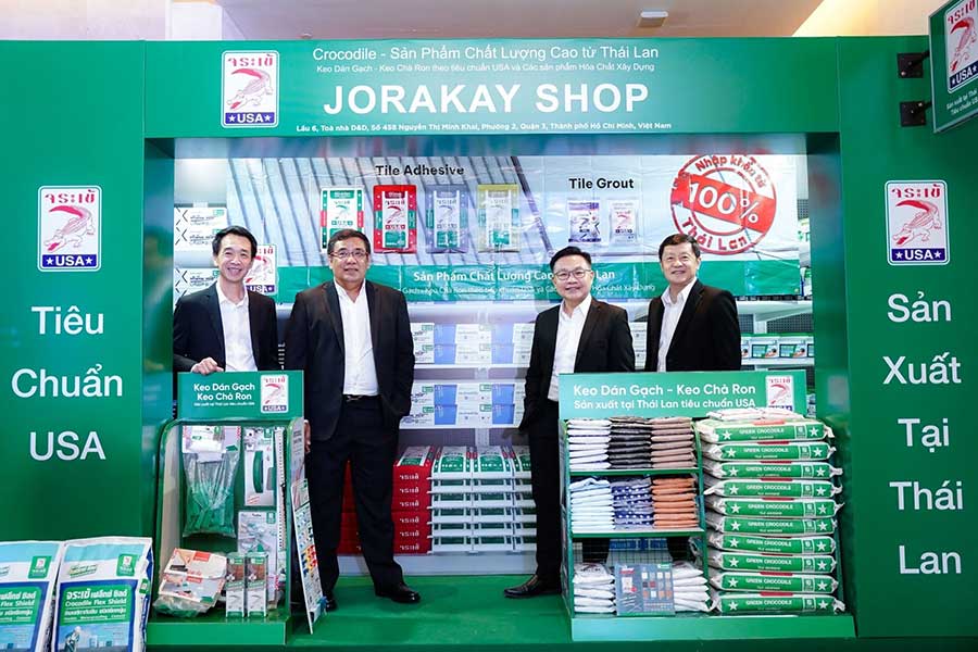 Jorakay Vietnam ผนึก Prime Group นำไฮไลท์สินค้า กาวซีเมนต์ กาวยาแนว และอุปกรณ์ตกแต่งกระเบื้อง ขยายตลาดวัสดุก่อสร้างเวียดนาม