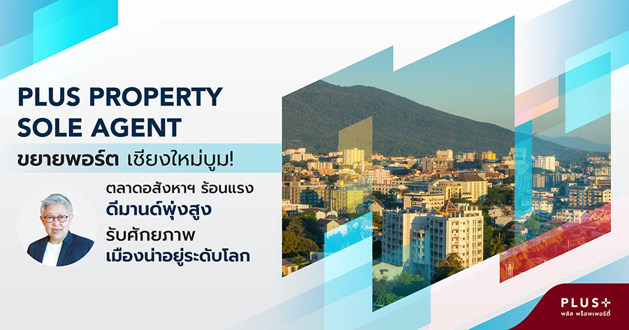 Plus Property Sole Agent ขยายพอร์ต เชียงใหม่บูม! ตลาดอสังหาฯ ร้อนแรง ดีมานด์พุ่งสูง รับศักยภาพเมืองน่าอยู่ระดับโลก